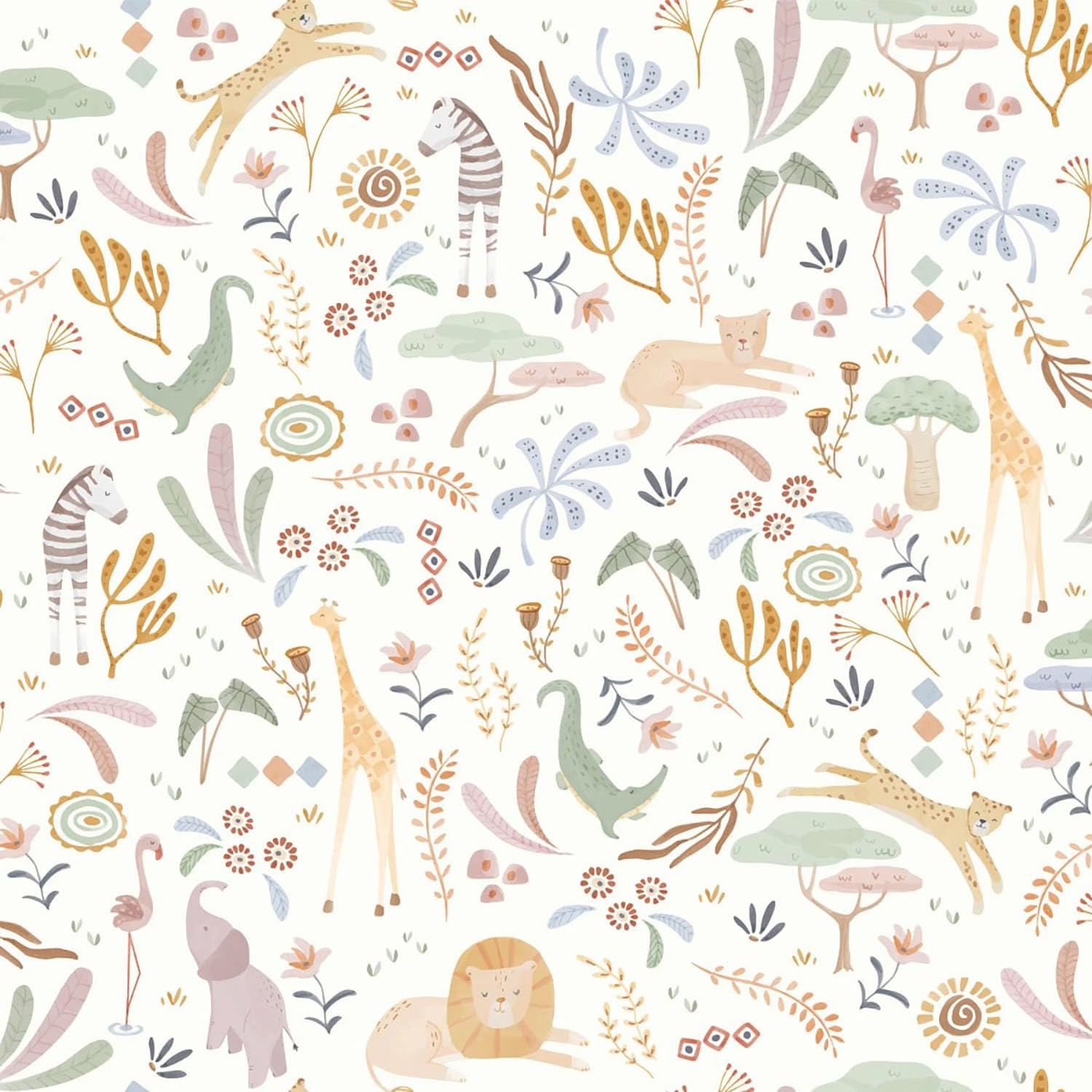 Tapete Safari Wonders - Safari Friends