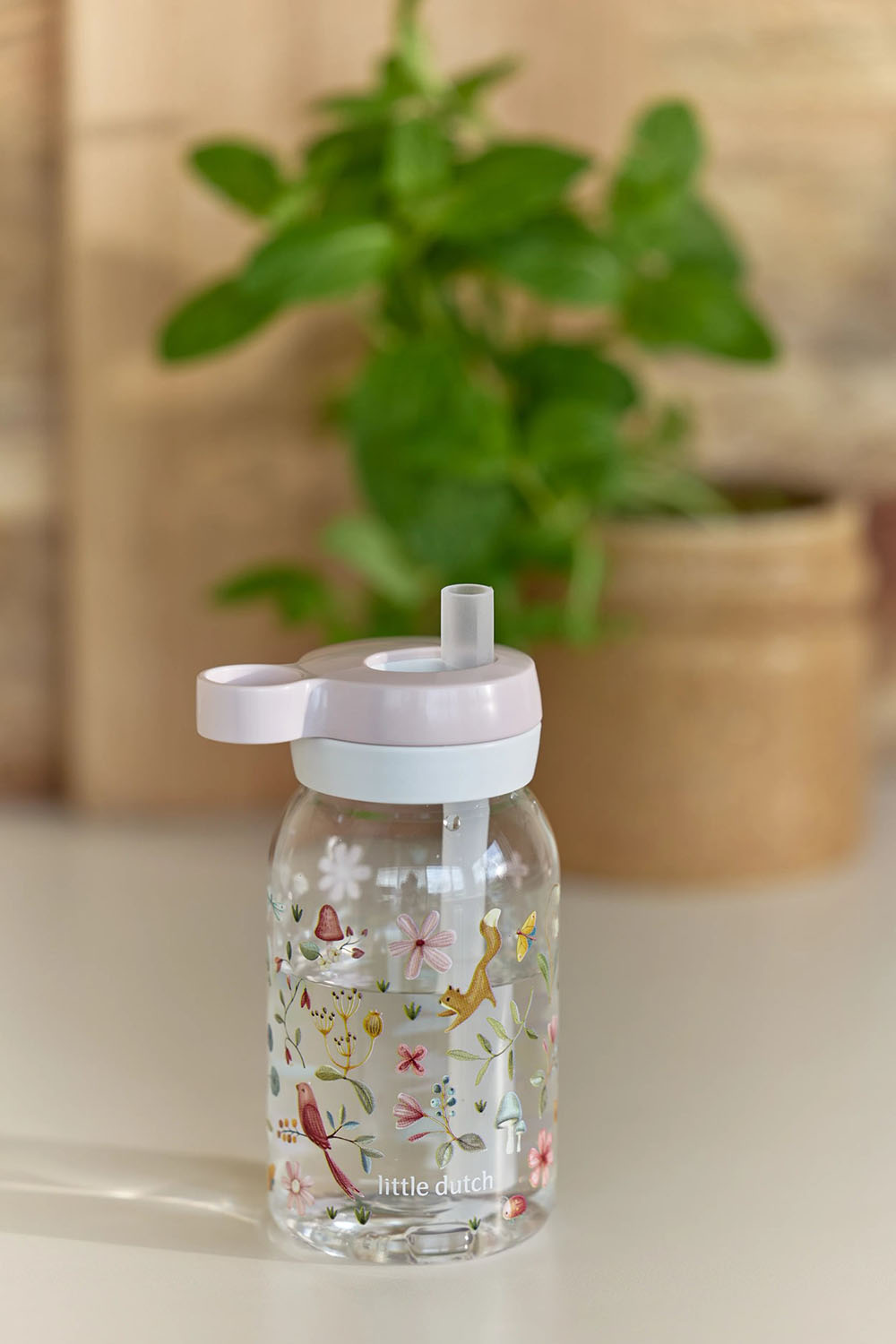 Trinkflasche mit Trinkhalm Campus Fairy Wonders - Fairy Garden 450 ml