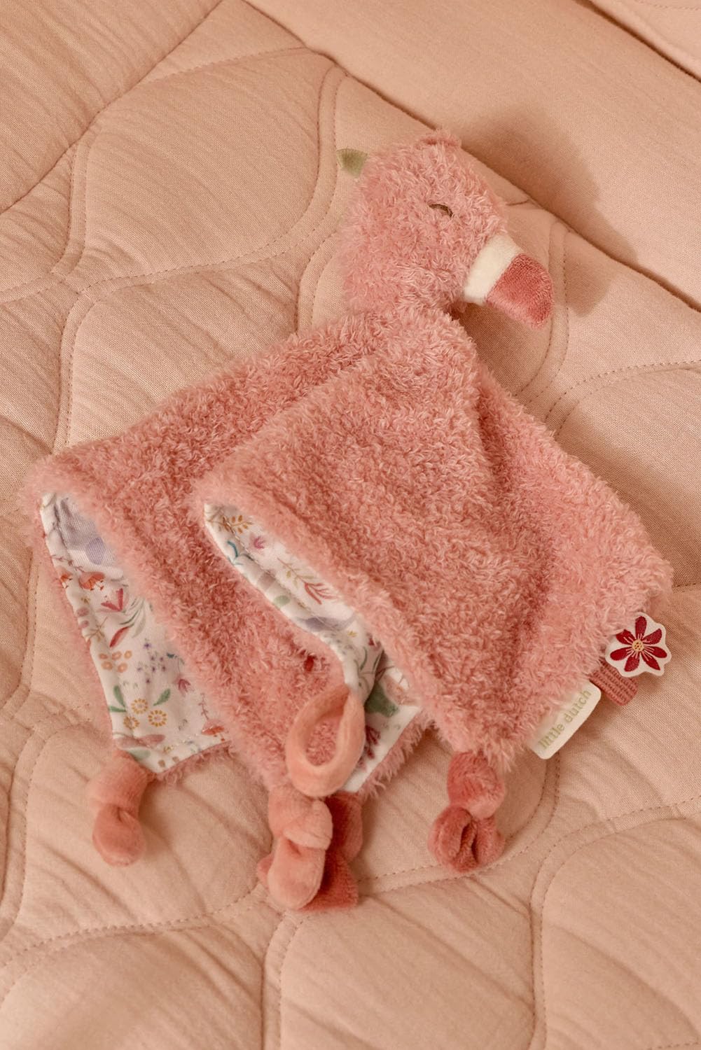 Kuscheltuch Schnullertuch Flamingo - Safari Friends rosa
