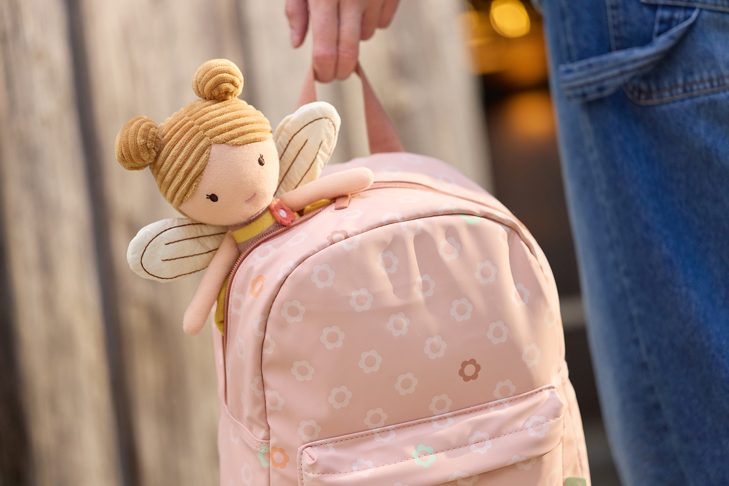 Stoffpuppe Bee Lily - Biene gelb (32 cm)