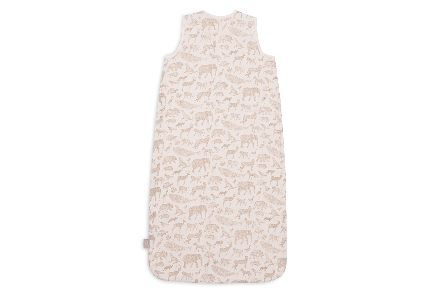 Sommerschlafsack Baumwolle Animals nougat (Gr. 90 cm)