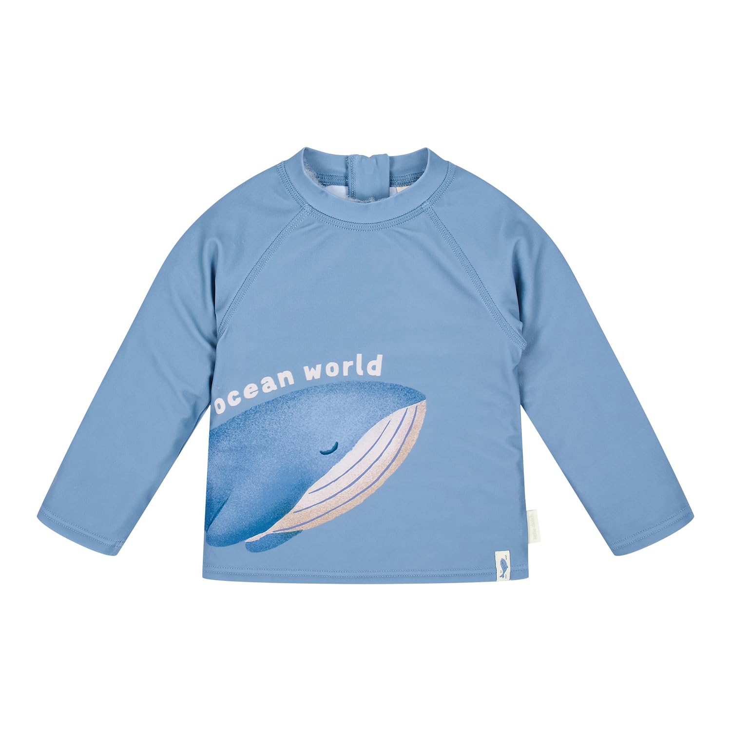 Schwimmshirt langarm Wal - Ocean Blue blau (Gr. 62/68)