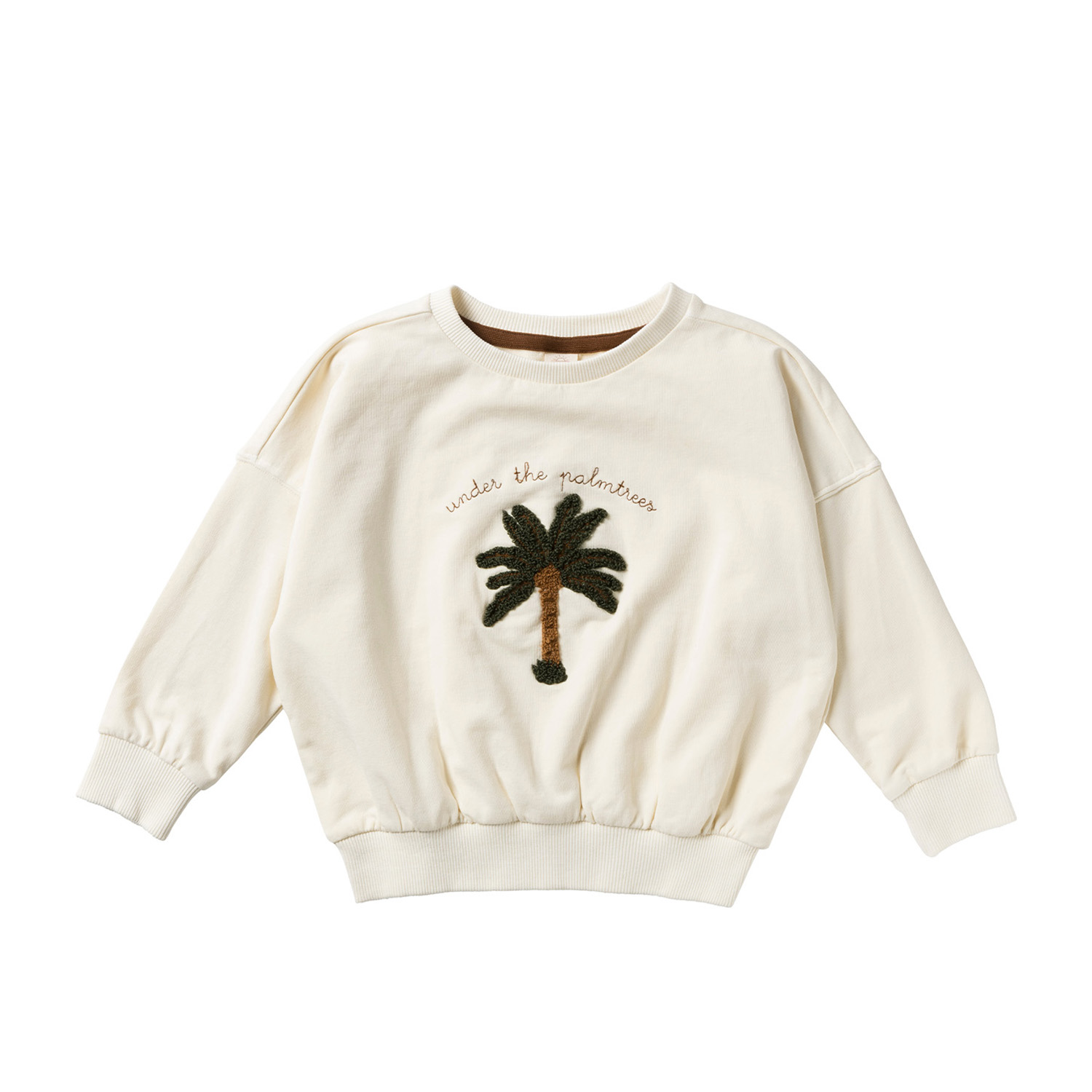 Long Sleeve Shirt / Pullover - Crown Tree / Shortbread (Gr. 86/92)