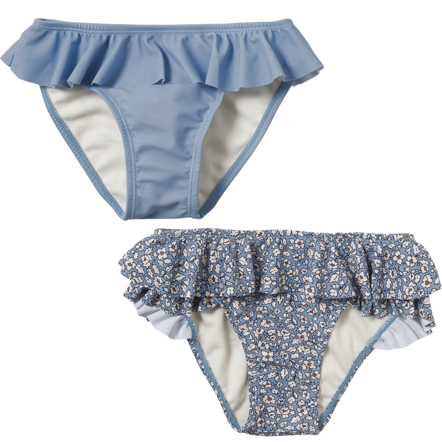 Badehose mit Rüschen 2er Set - Flore / Sophie blau (Gr. 74/80) Badehose mit Rüschen 2er Set - Flore / Sophie blau (Gr. 74/80)
