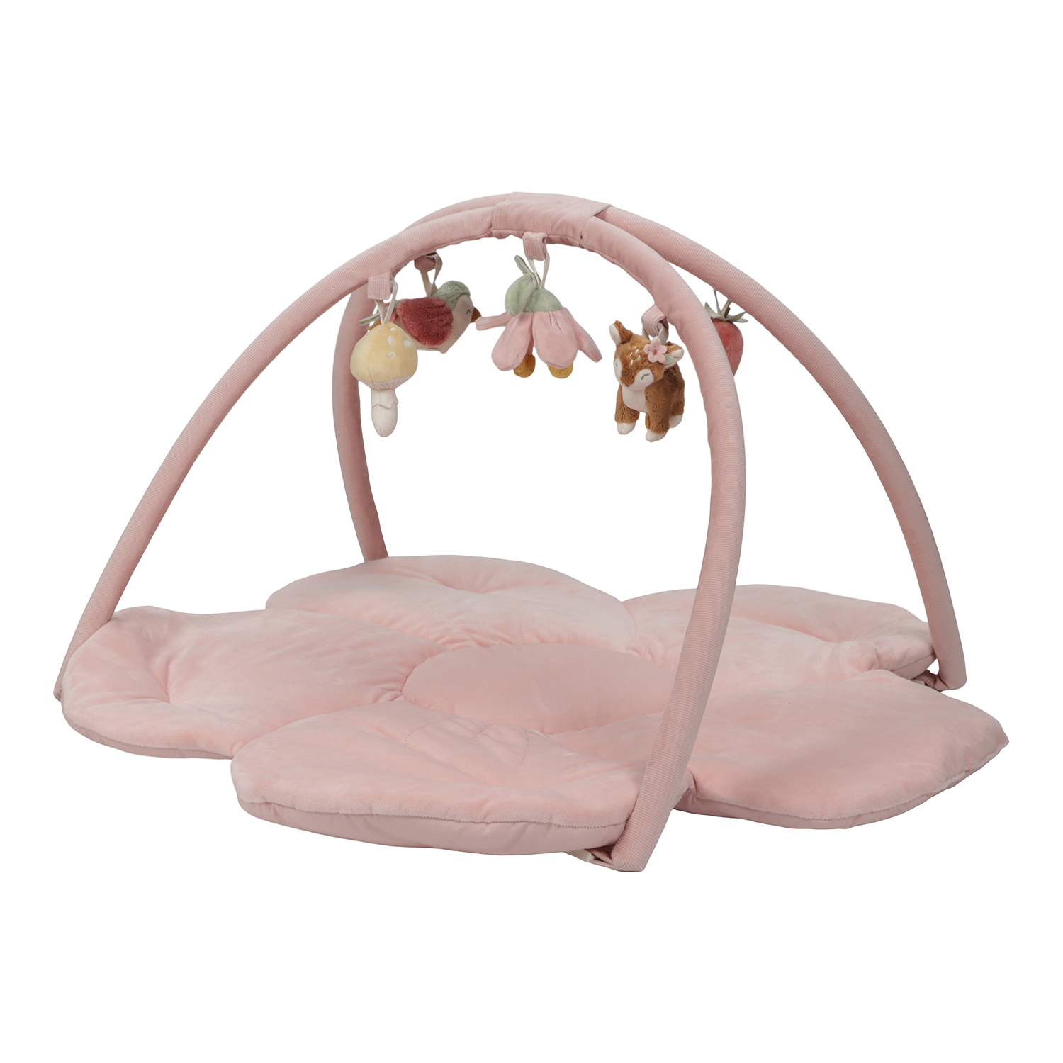 Krabbeldecke mit Spielbogen - Fairy Garden rosa Krabbeldecke mit Spielbogen - Fairy Garden rosa