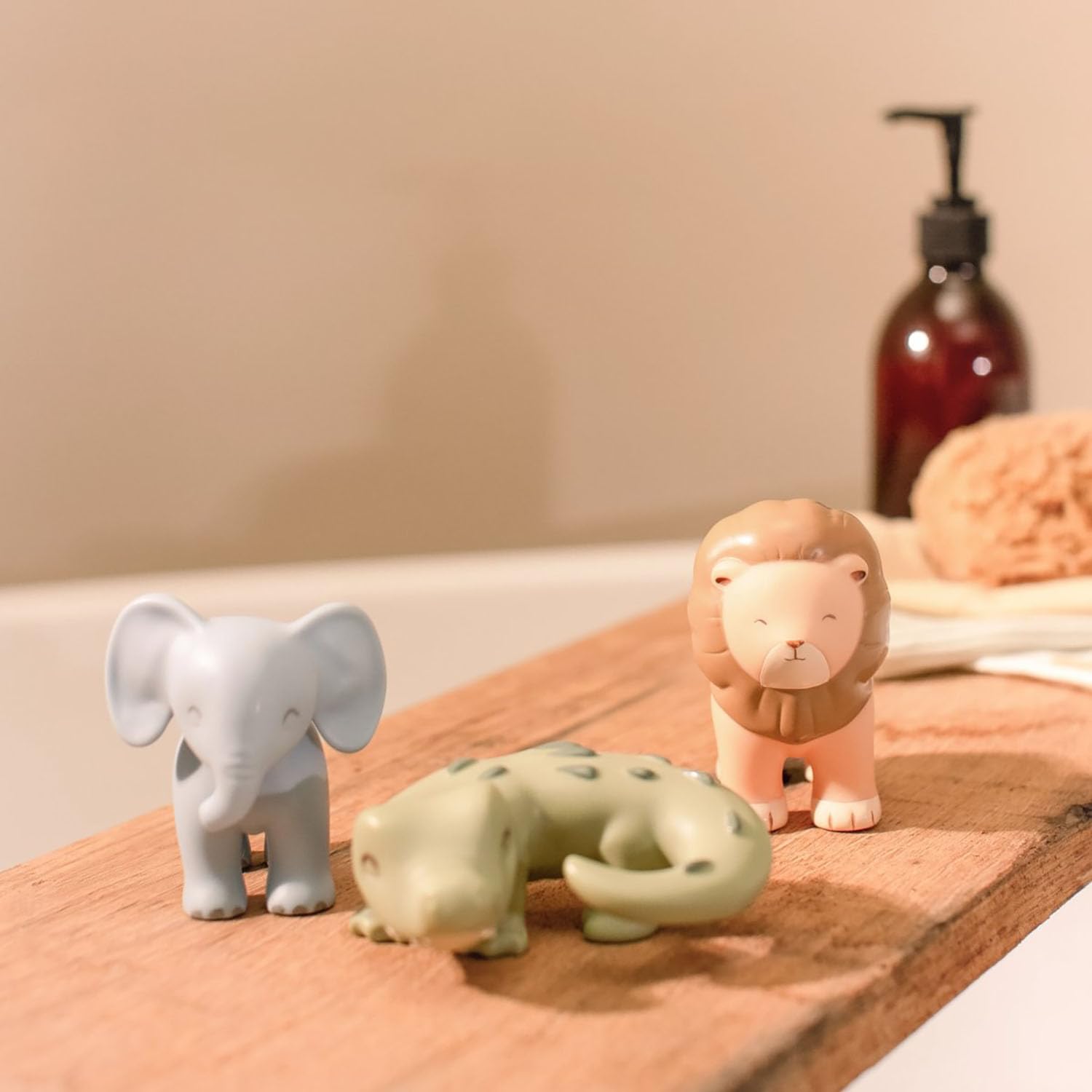 Badefiguren 3er Set Badespielzeug - Safari Friends