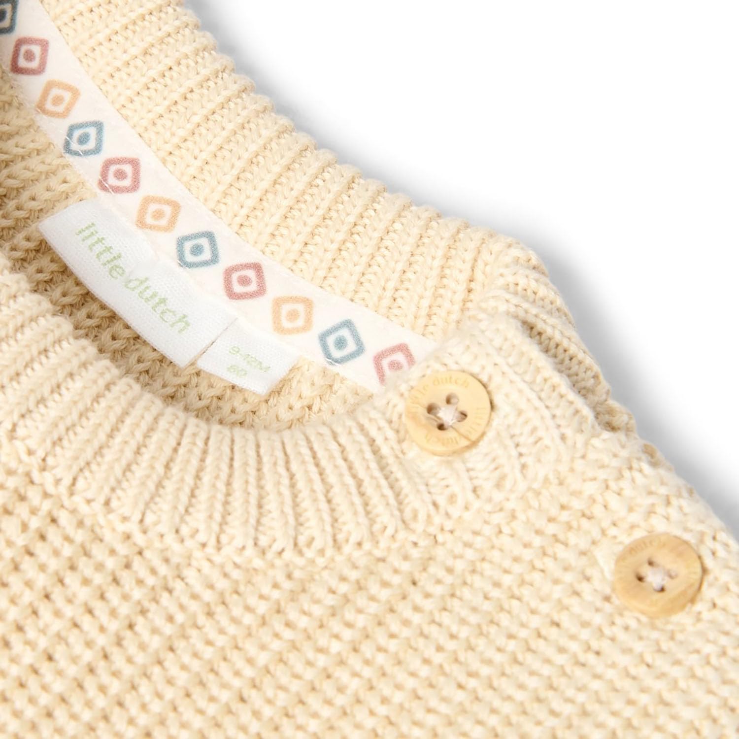 Long Sleeve Shirt / Pullover Strick Warm Taupe - Safari Friends beige (Gr. 74)