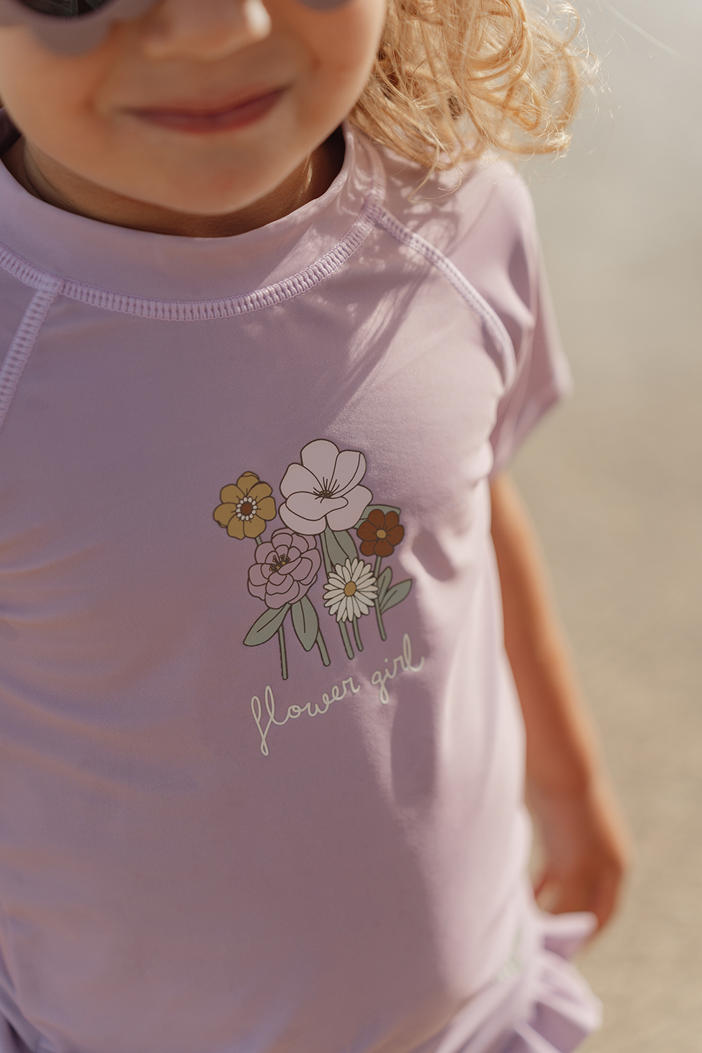Schwimmshirt kurzarm Mauve (Gr. 98/104)