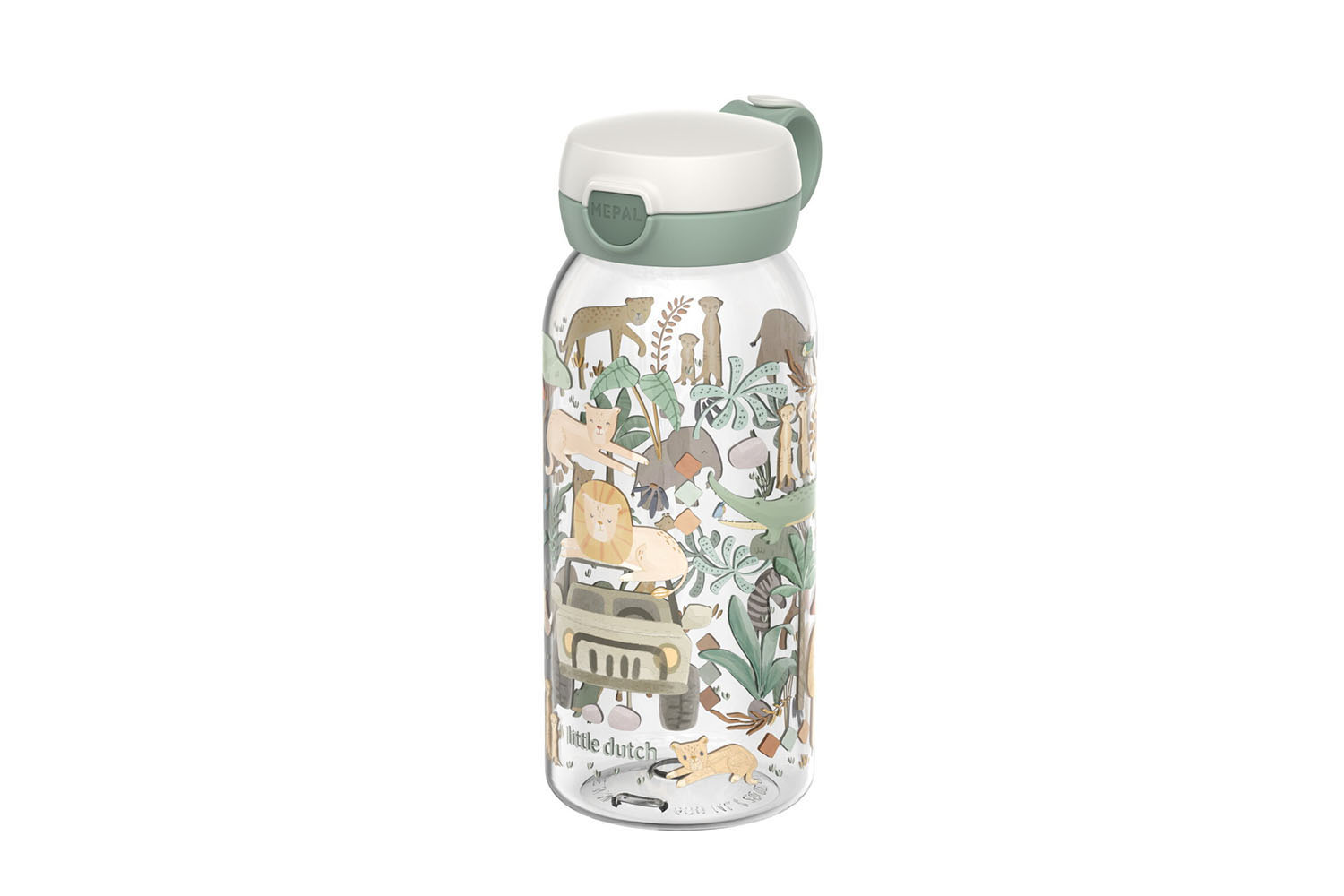 Trinkflasche mit Klappdeckel Campus - Safari Friends 600 ml