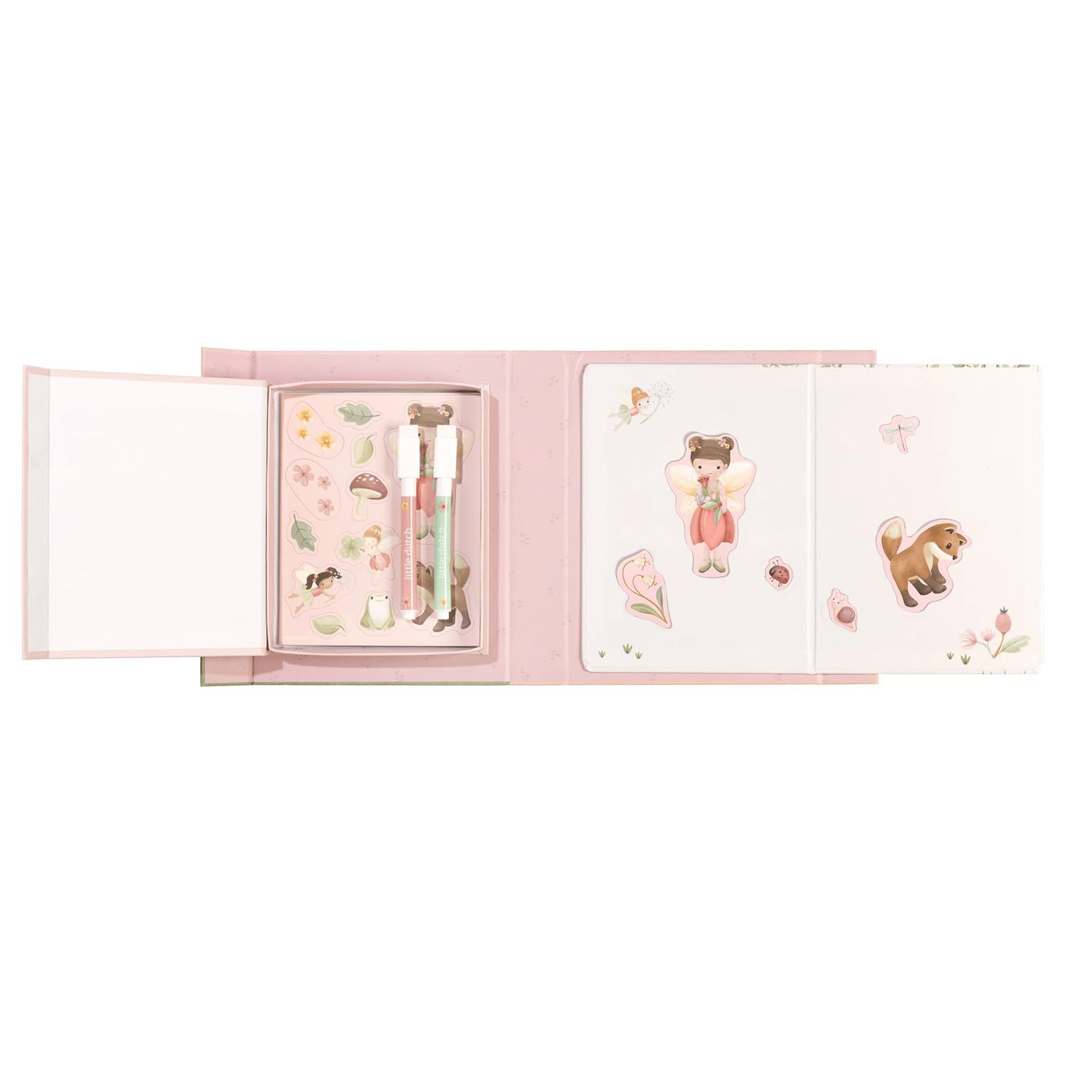 Magnetische Spielbox / Spielbuch - Fairy Garden rosa