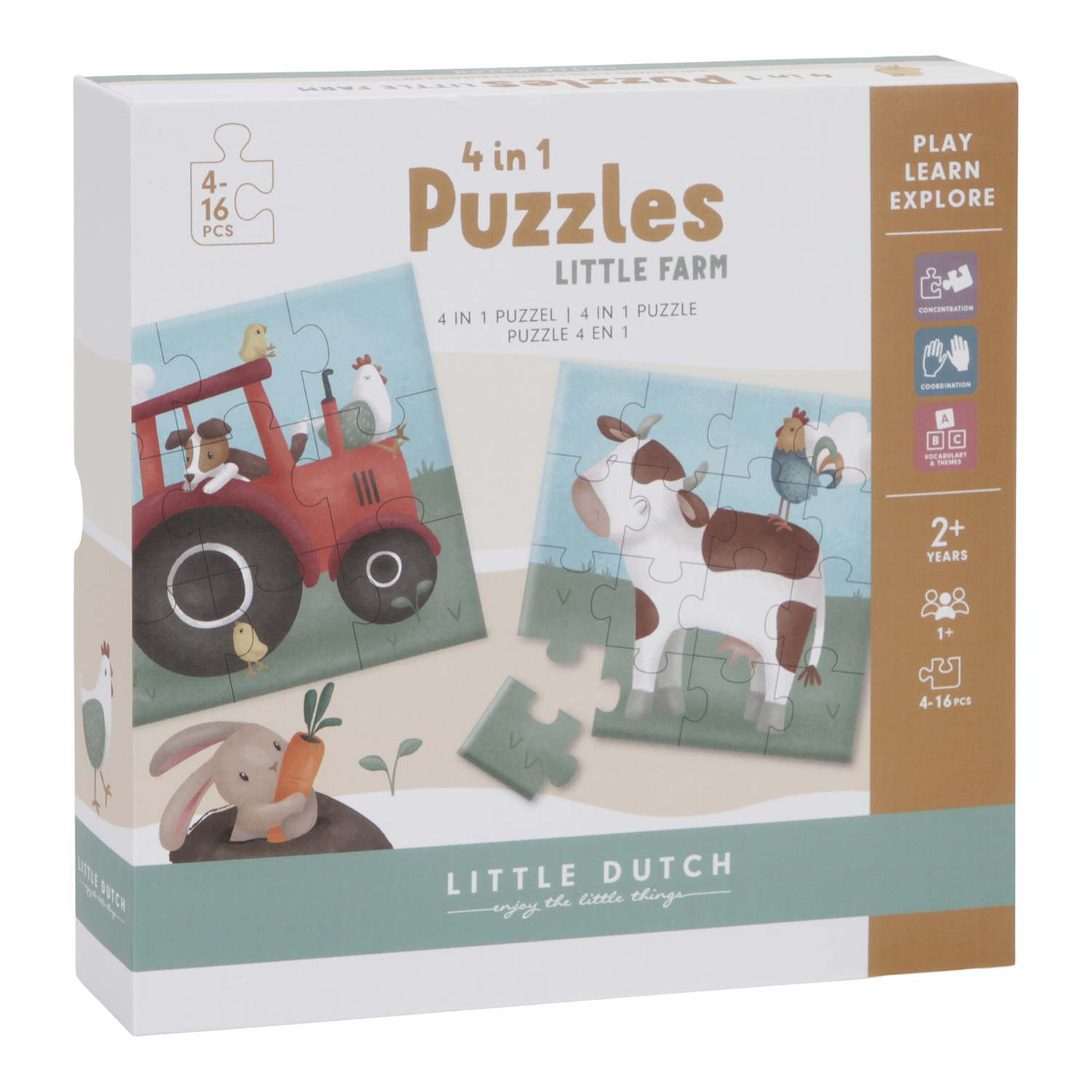 Puzzle 4in1 - Little Farm Puzzle 4in1 - Little Farm