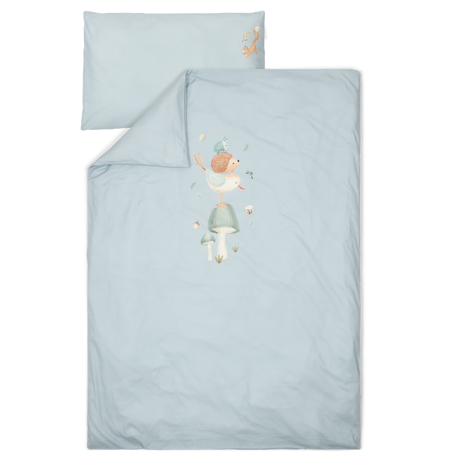 Kinderbettwäsche Denim Blue - Forest Friends (100x140 cm + 40x60 cm) Kinderbettwäsche Denim Blue - Forest Friends (100x140 cm + 40x60 cm)