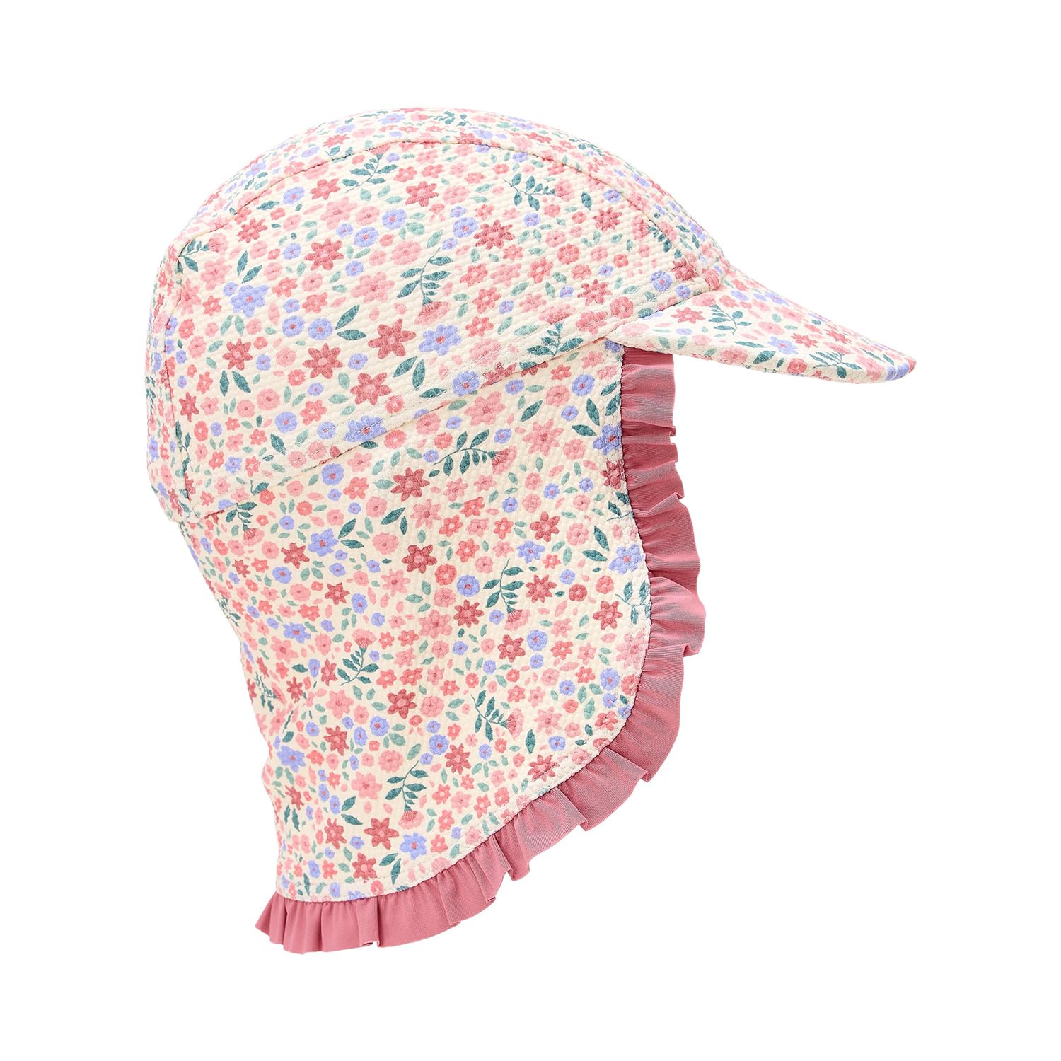 Sonnenhut mit Nackenschutz - Dreamy Flowerfield rosa (Gr. 1-2 Jahre)
