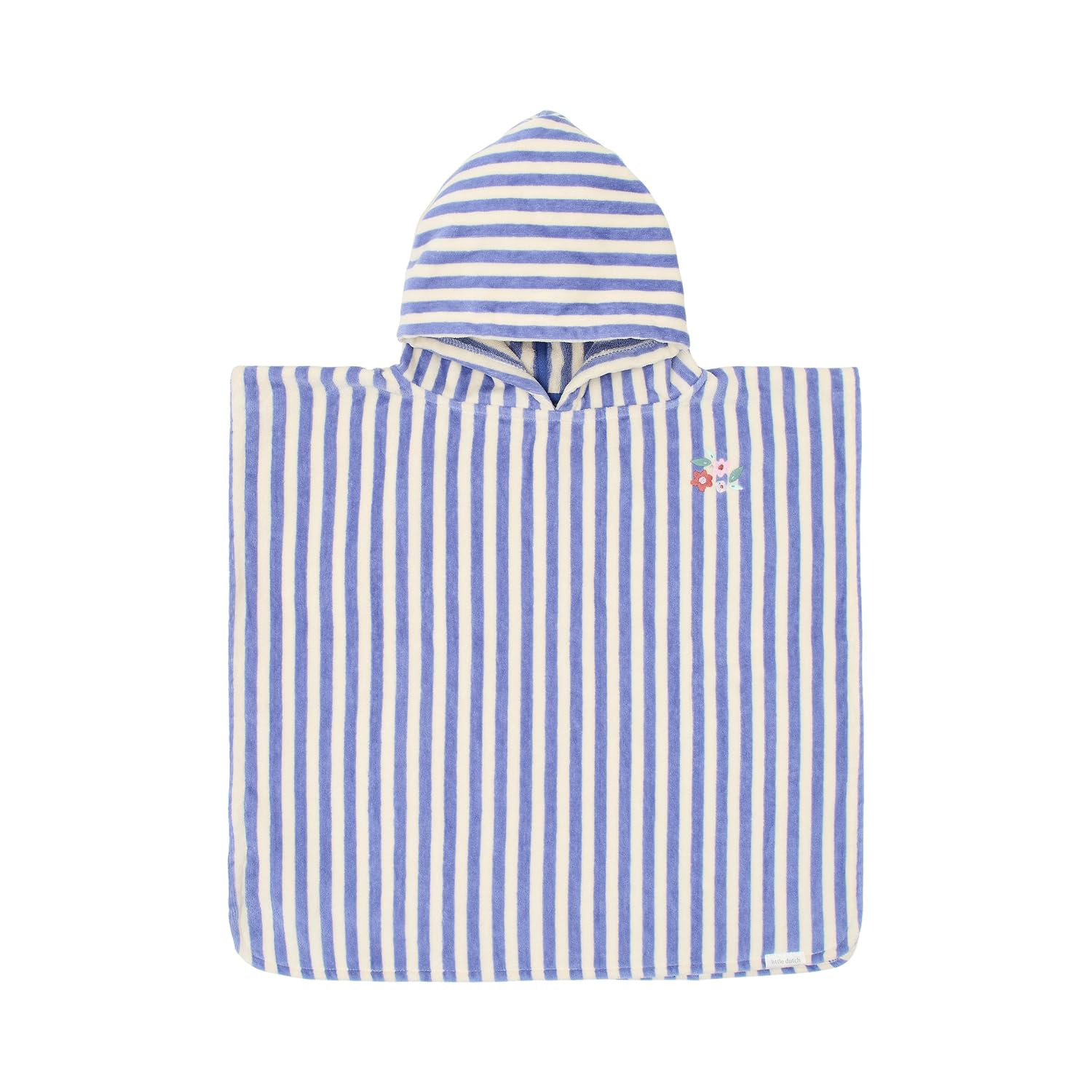 Badeponcho / Strandponcho - Dreamy Purple Stripe lila / weiß