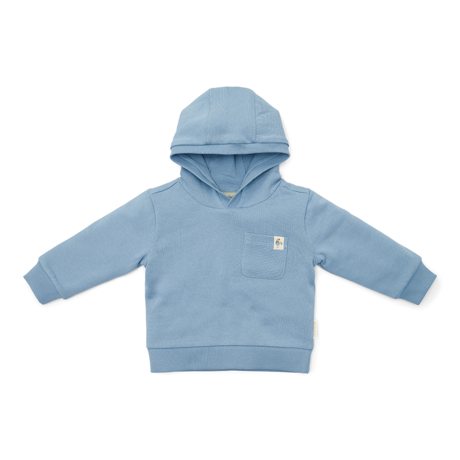 Kapuzenpullover / Hoodie Ice Blue - Little Farm blau (Gr. 74)