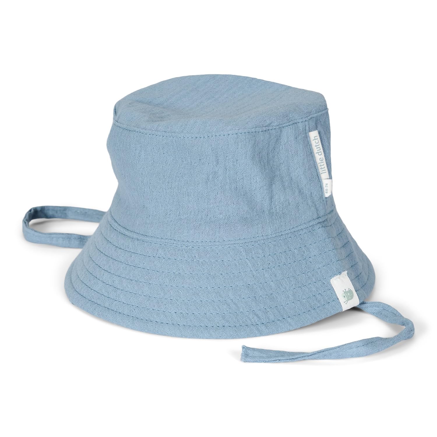 Sonnenhut Musselin Stone Blue - Forest Friends blau (Gr. 0-3 Monate)