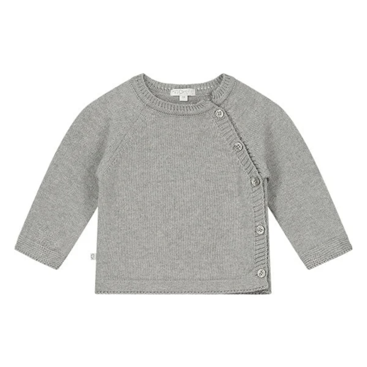 Long Sleeve Shirt / Langarmshirt gestrickt grau (Gr. 50/56)
