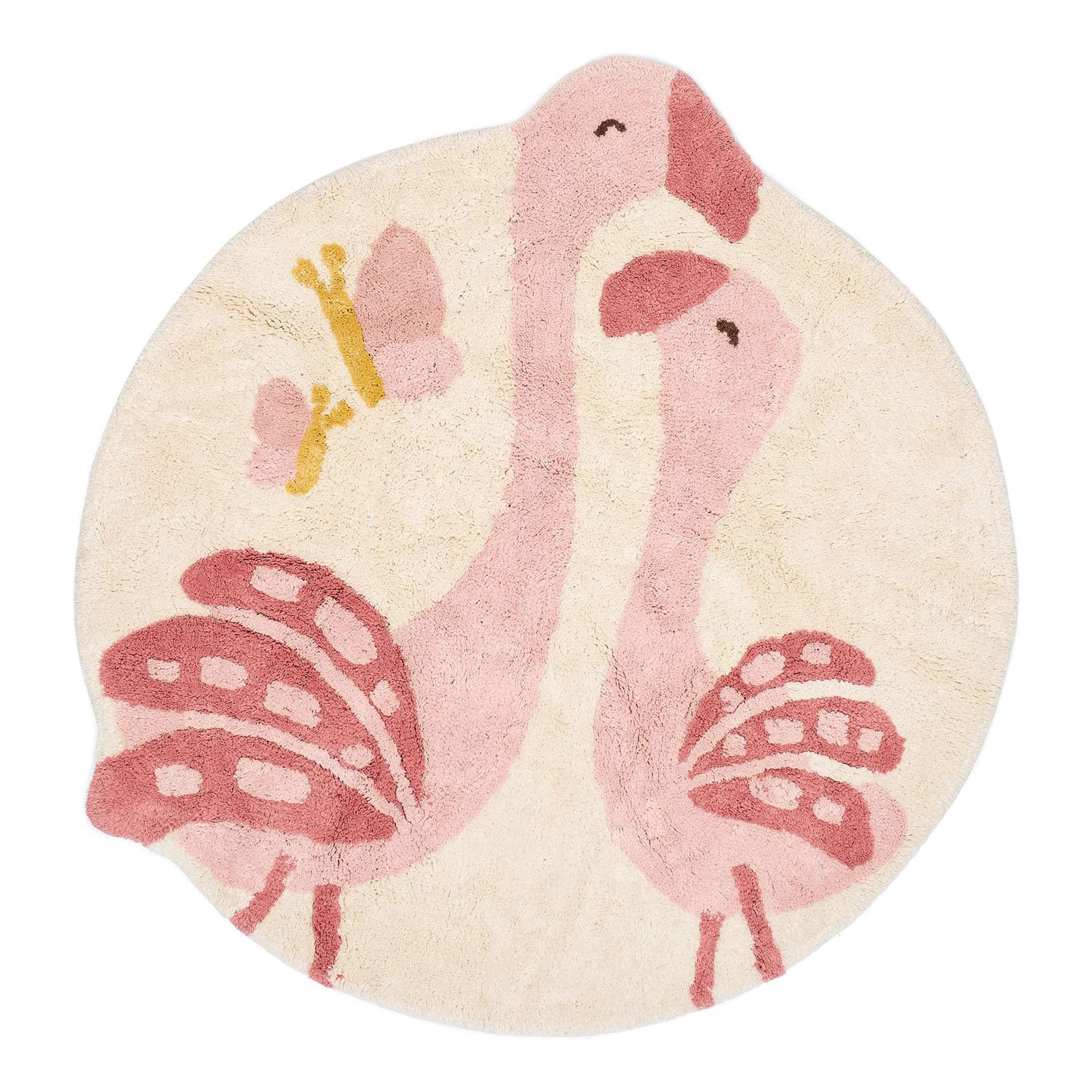 Teppich Flamingo Blooming Safari - Safari Friends rosa (110 cm)