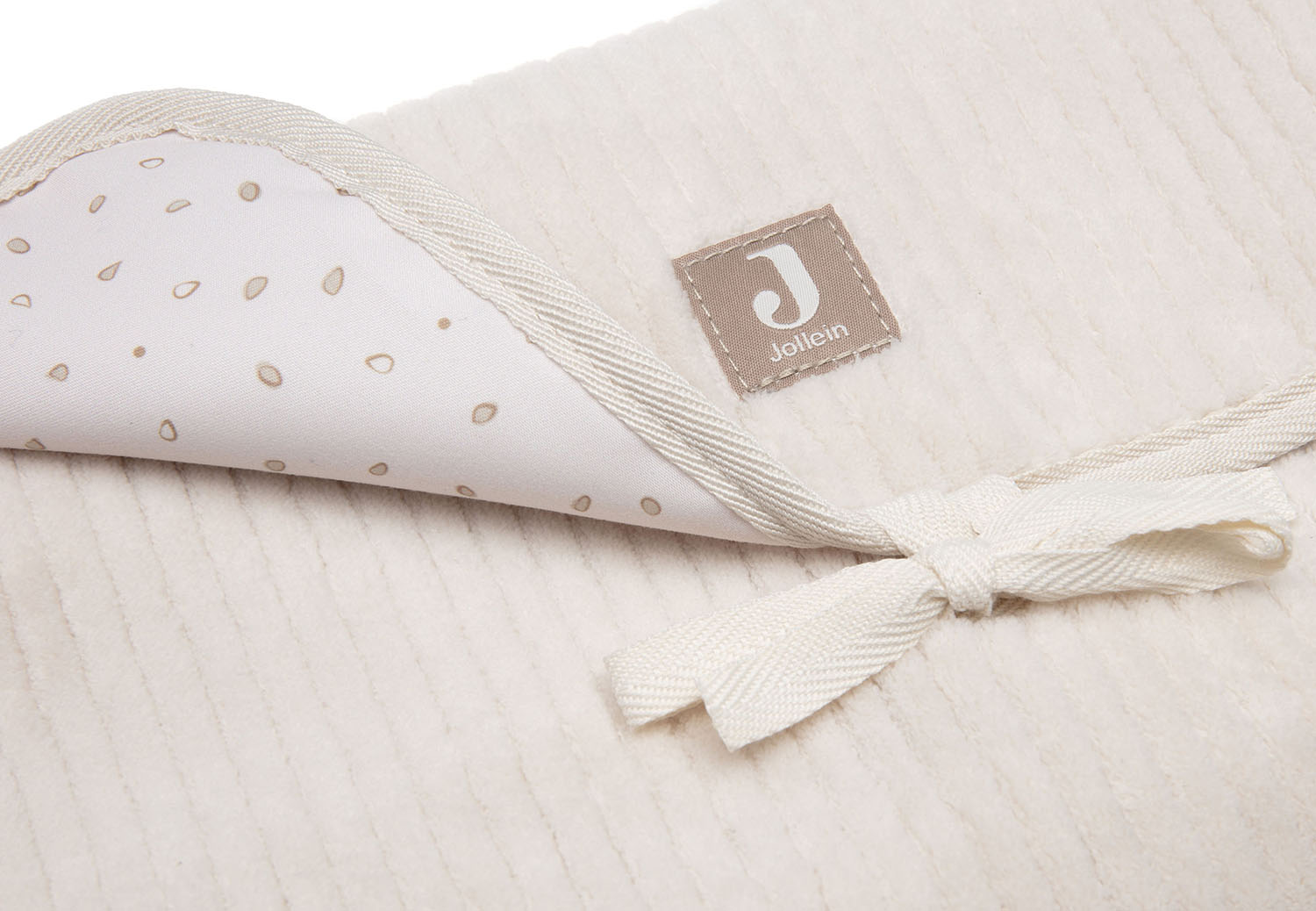 Wickelunterlage - Cloudy Rib oatmeal beige