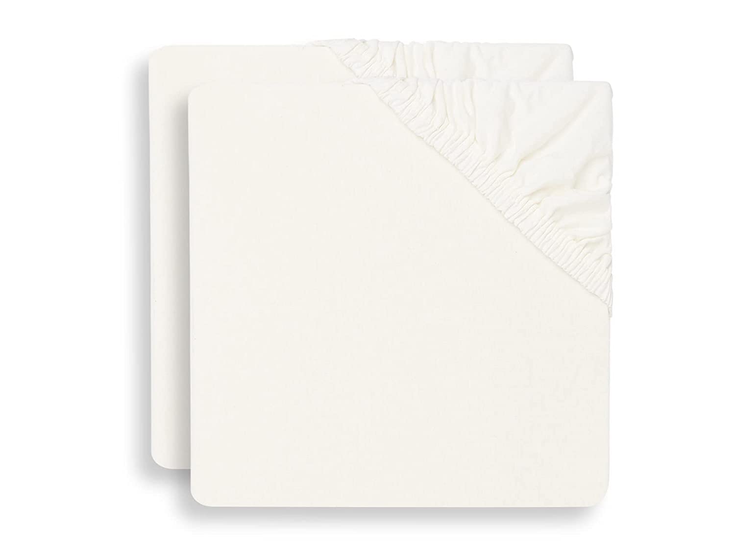 Spannbettlaken für Babybett 2er Set - Jersey ivory (60x120 cm) Spannbettlaken für Babybett 2er Set - Jersey ivory (60x120 cm)