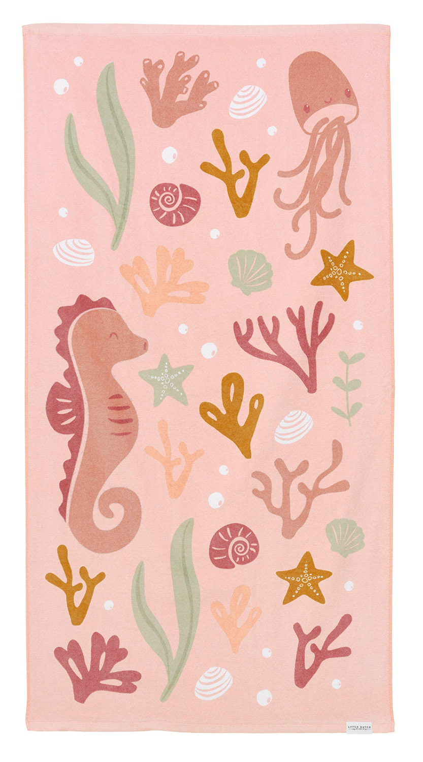 Handtuch / Strandhandtuch Ocean Dreams rosa (60x120 cm)