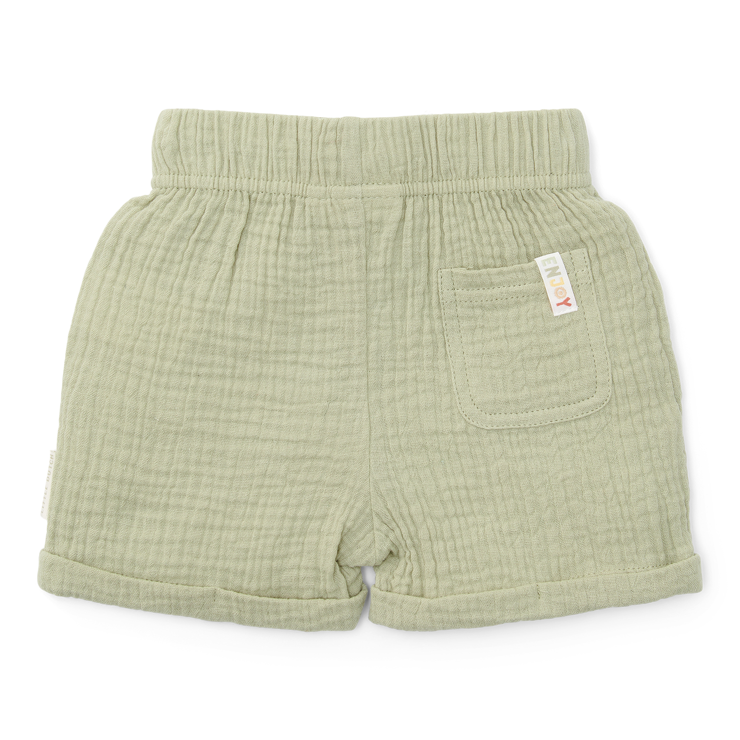 Kurze Hose / Shorts Musselin Grass Green - Little Farm grün (Gr. 98)