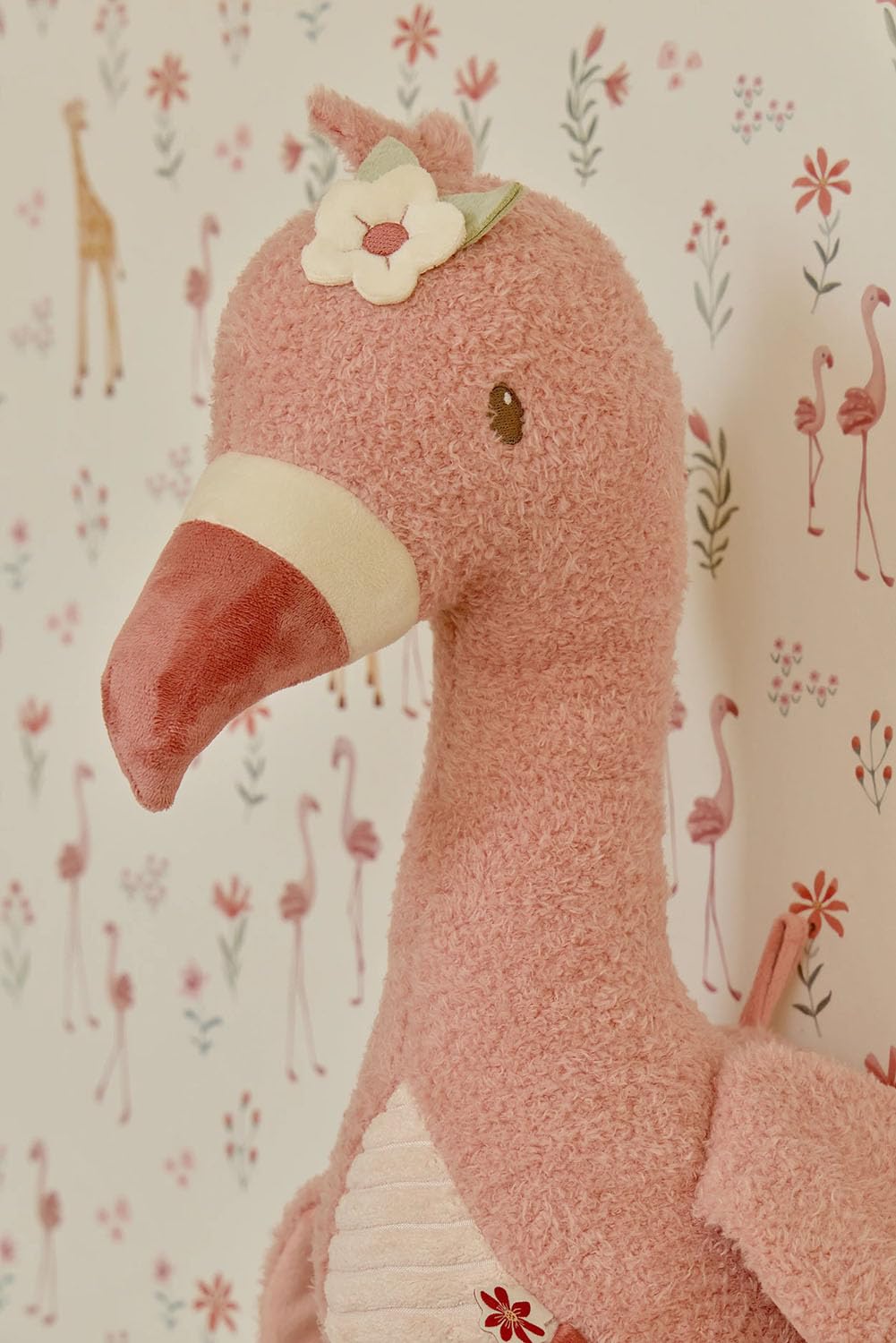 Wanddekoration Tierkopf Flamingo - Safari Friends rosa