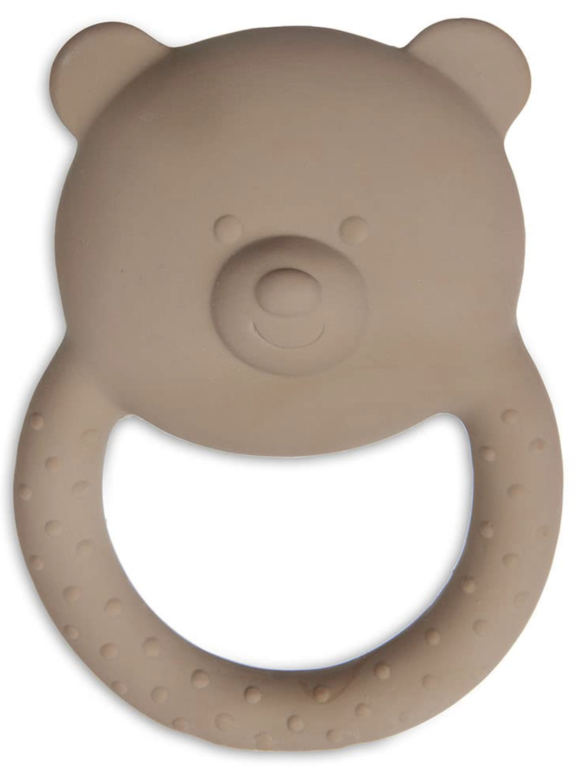 Gummi Beißring aus Naturkautschuk Teddybär biscuit