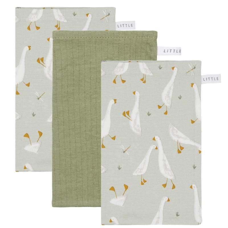 Waschlappen 3er Set Little Goose/kleine Gans