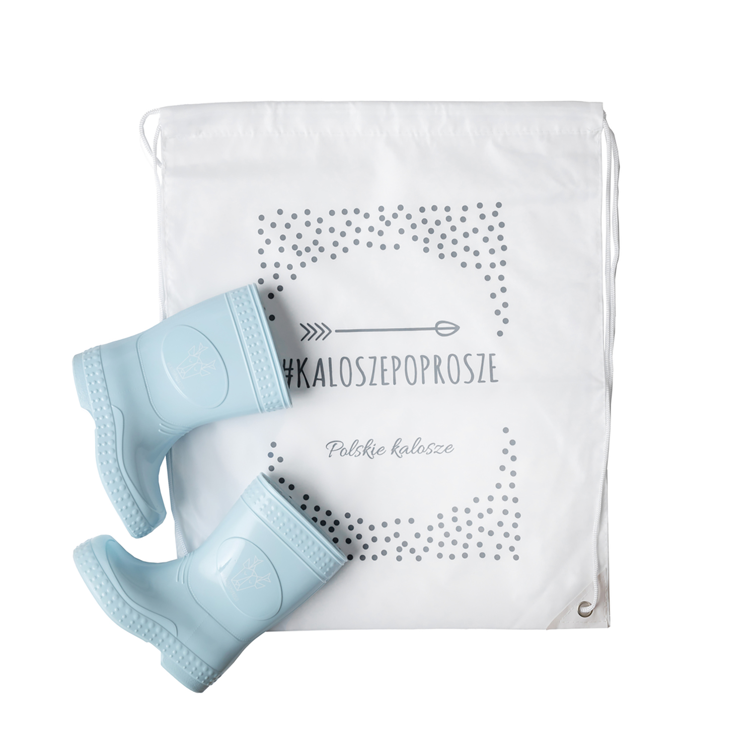 Gummistiefel / Regenstiefel Paste Love Reh hellblau (Gr. 23/24)