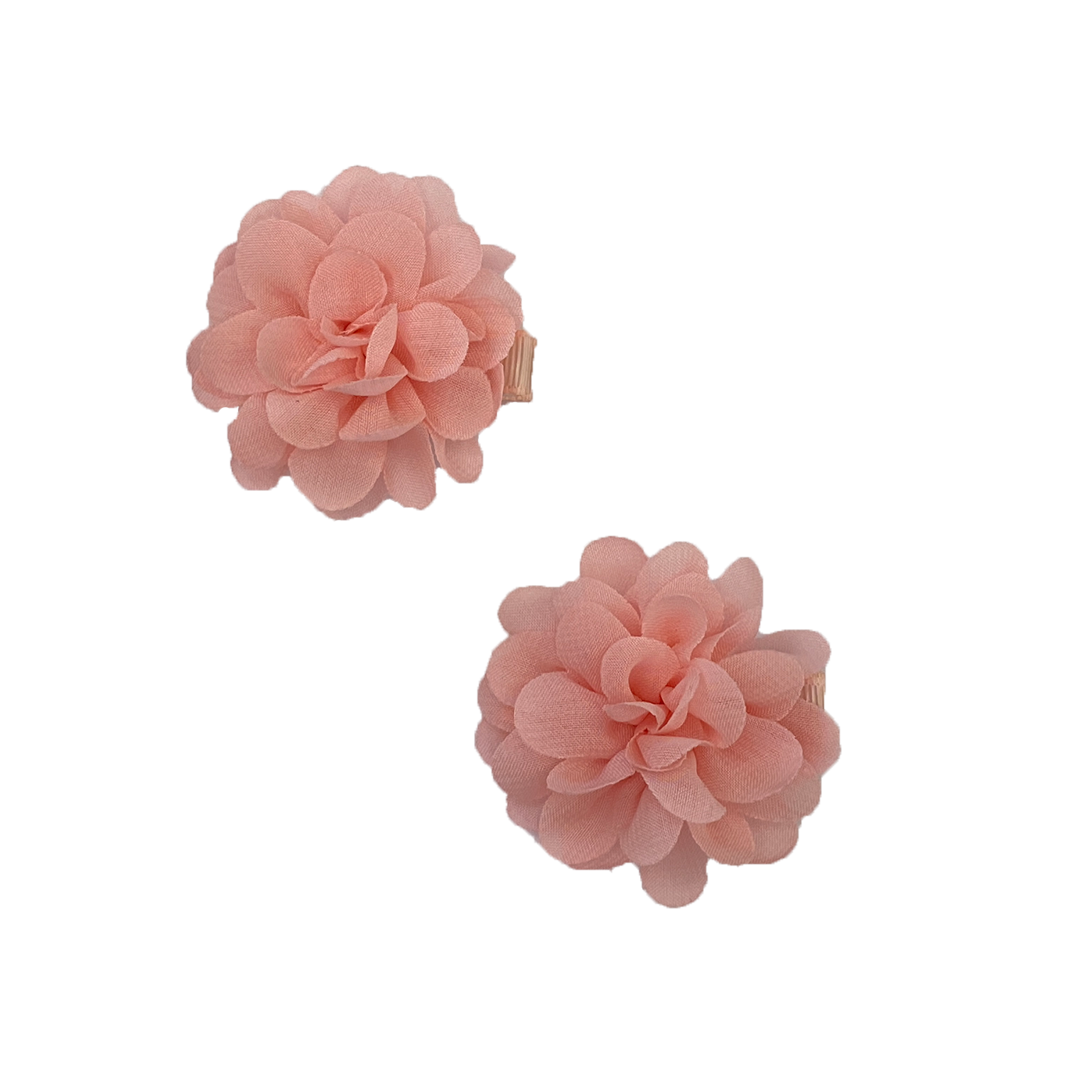Haarspange Blume 2er Set rosa