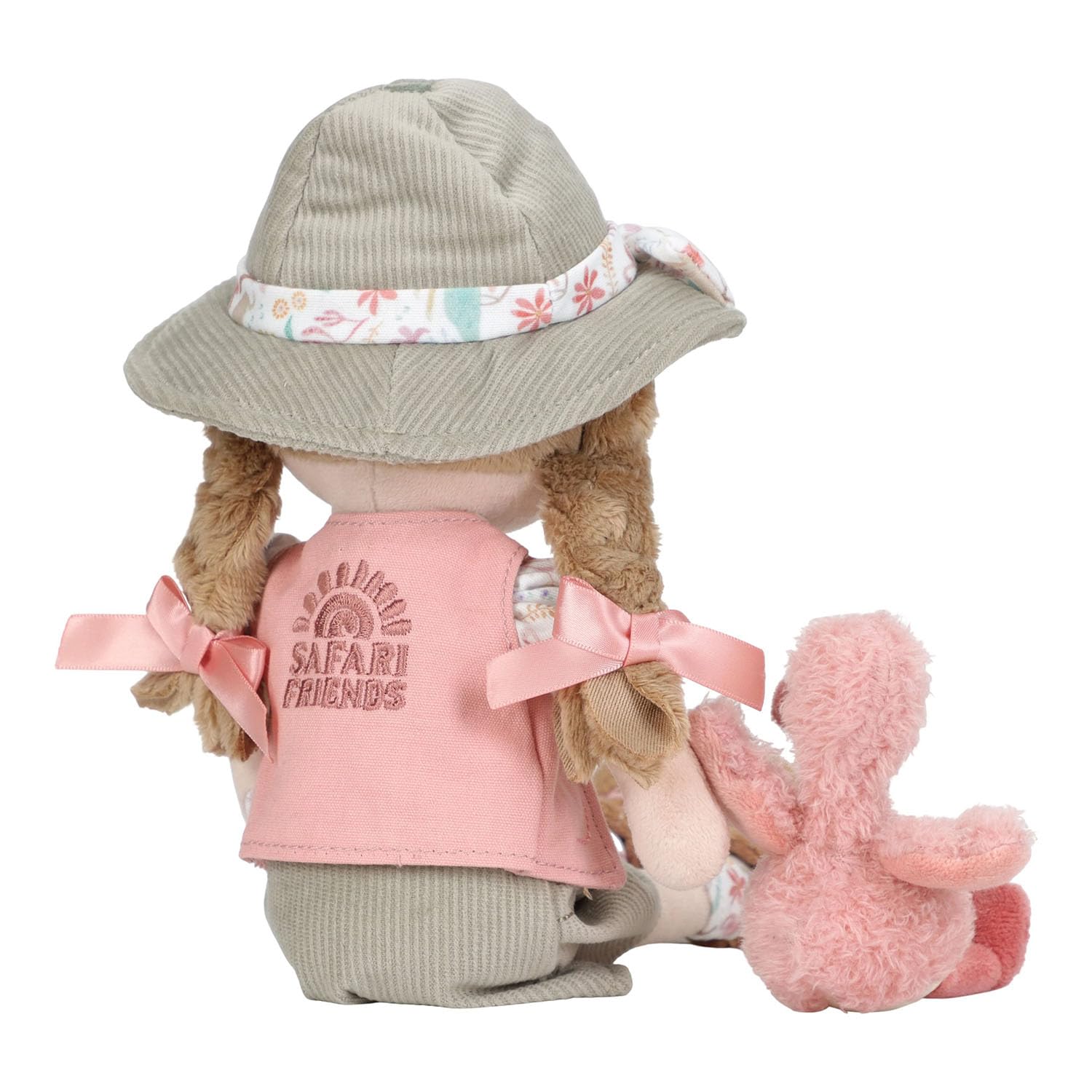 Stoffpuppe Ranger Rosa mit Flamingo - Safari Friends (35 cm)
