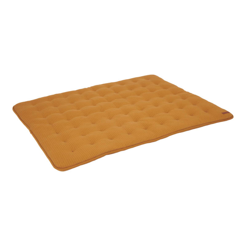 Laufgittereinlage Krabbeldecke pure ocker spice (80x100 cm)