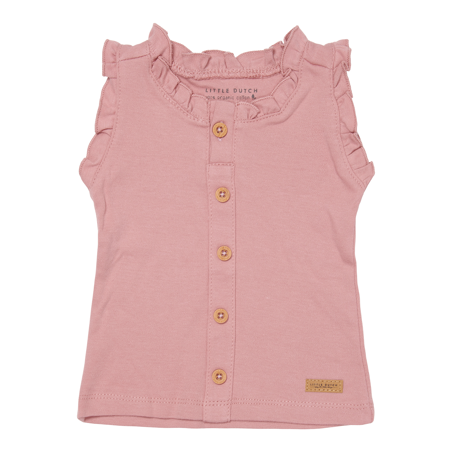 Top mit Rüschen vintage pink (Gr. 74)