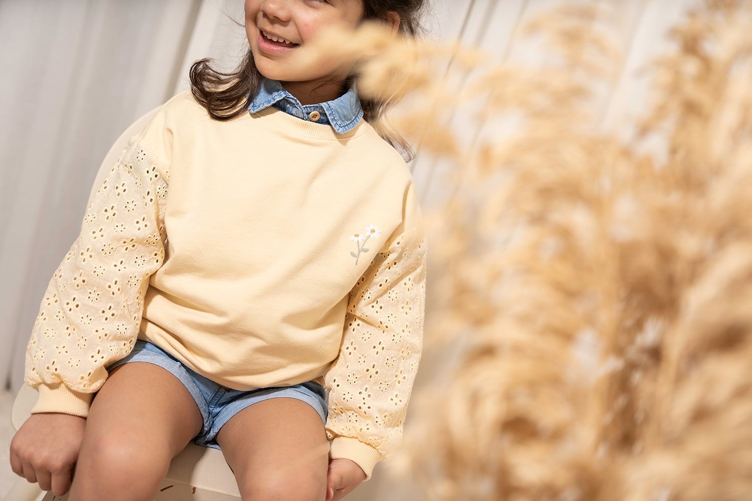 Long Sleeve Shirt / Pullover Honey Yellow - Little Farm gelb (Gr. 86)
