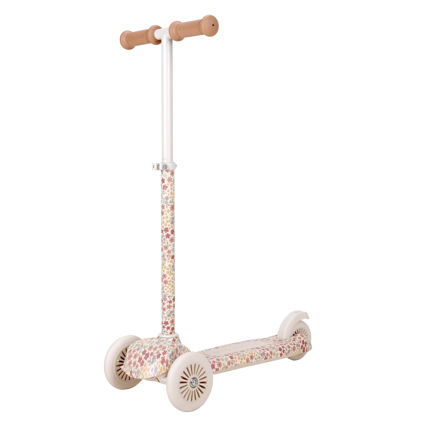 Kinderroller / Tretroller - Sunny Flower weiß