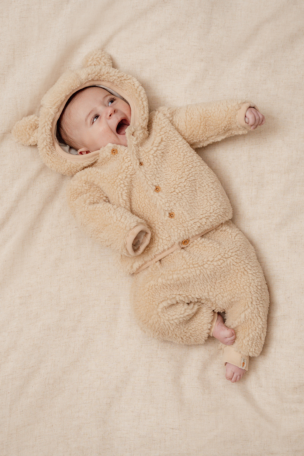 Hose Bunny Teddyfell Winter beige (Gr. 86)