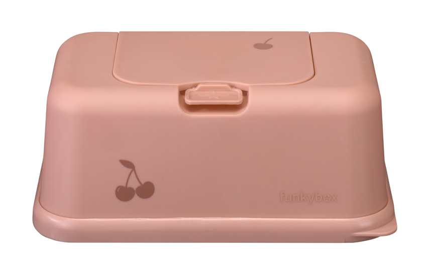 Feuchttücher Aufbewahrungsbox Kirsche pink