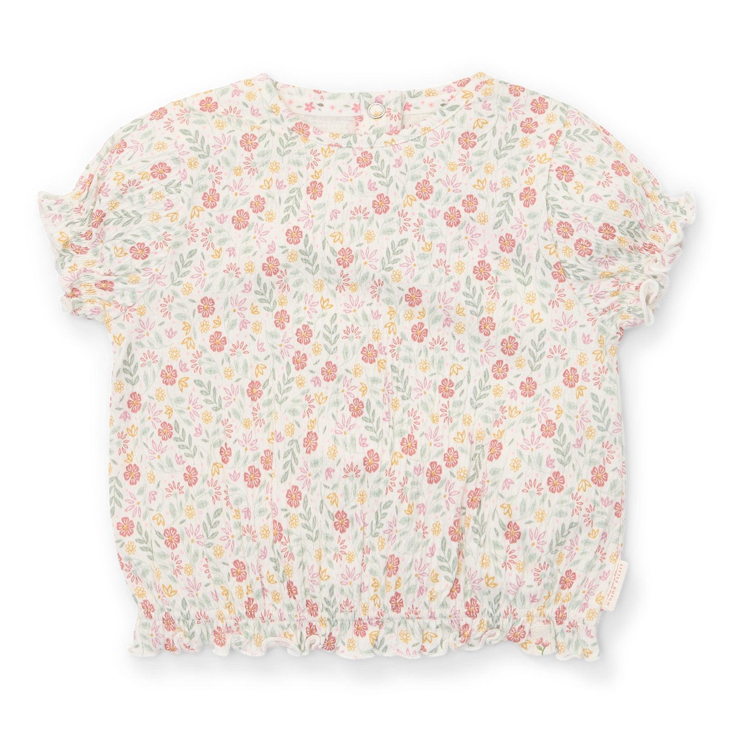 T-Shirt Blumen - Fairy Garden weiß / rosa (Gr. 74) T-Shirt Blumen - Fairy Garden weiß / rosa (Gr. 74)