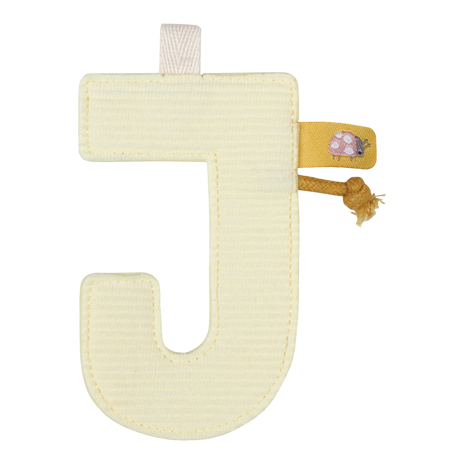 Anhänger Stoffbuchstabe "J" Anhänger Stoffbuchstabe "J"