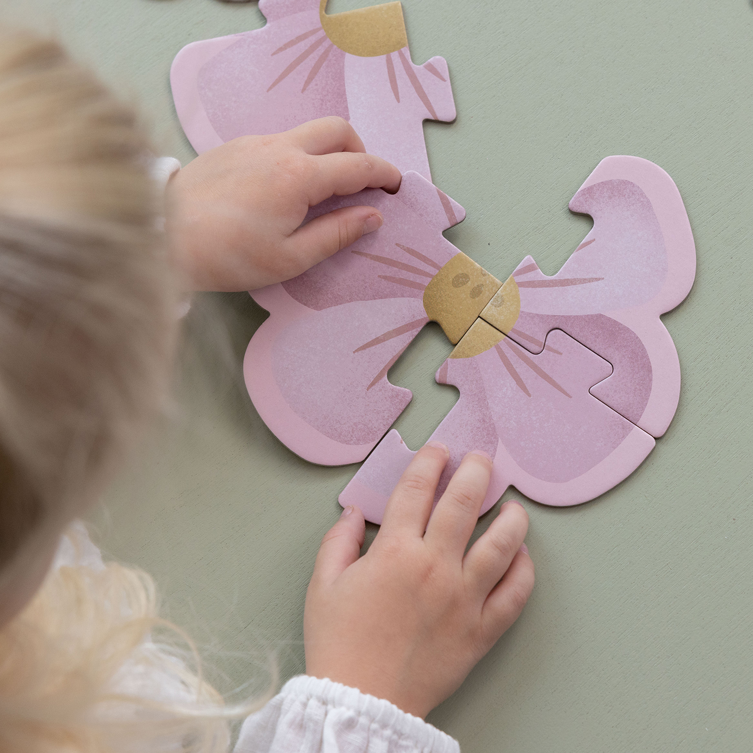 Puzzle 6in1 Flowers & Butterflies