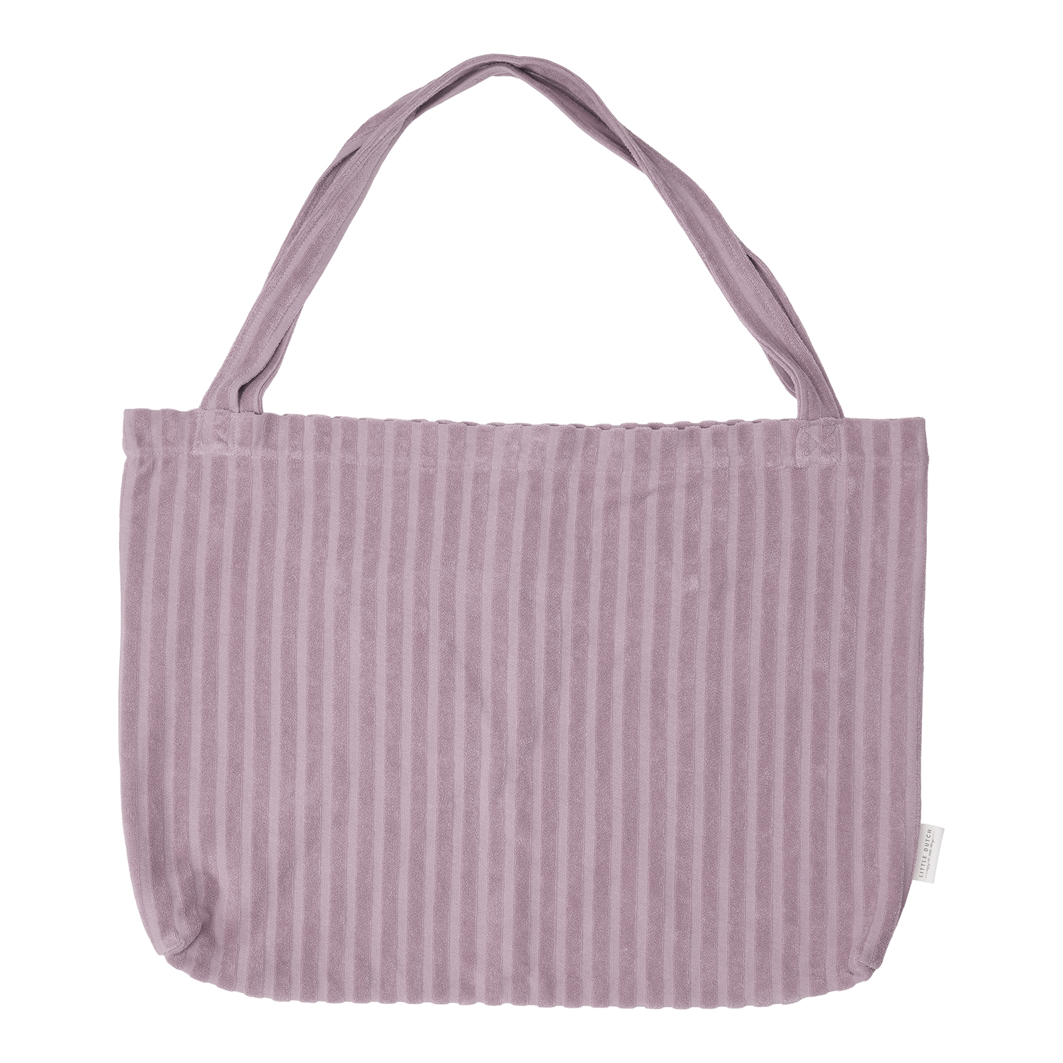 Strandtasche / Wickeltasche Frottee mauve