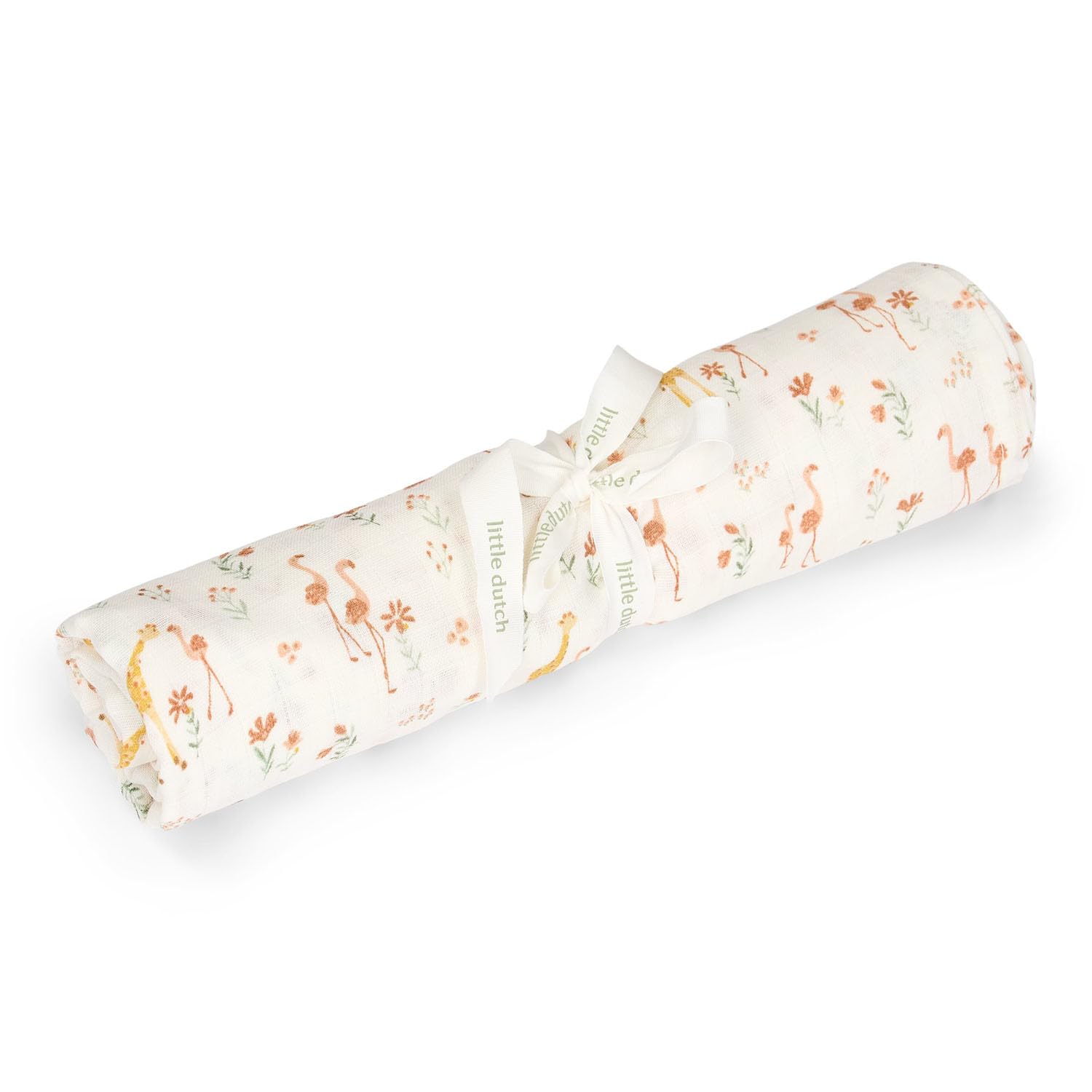 Musselin Swaddle Tuch / Pucktuch Blooming Safari - Safari Friends (120x120 cm)