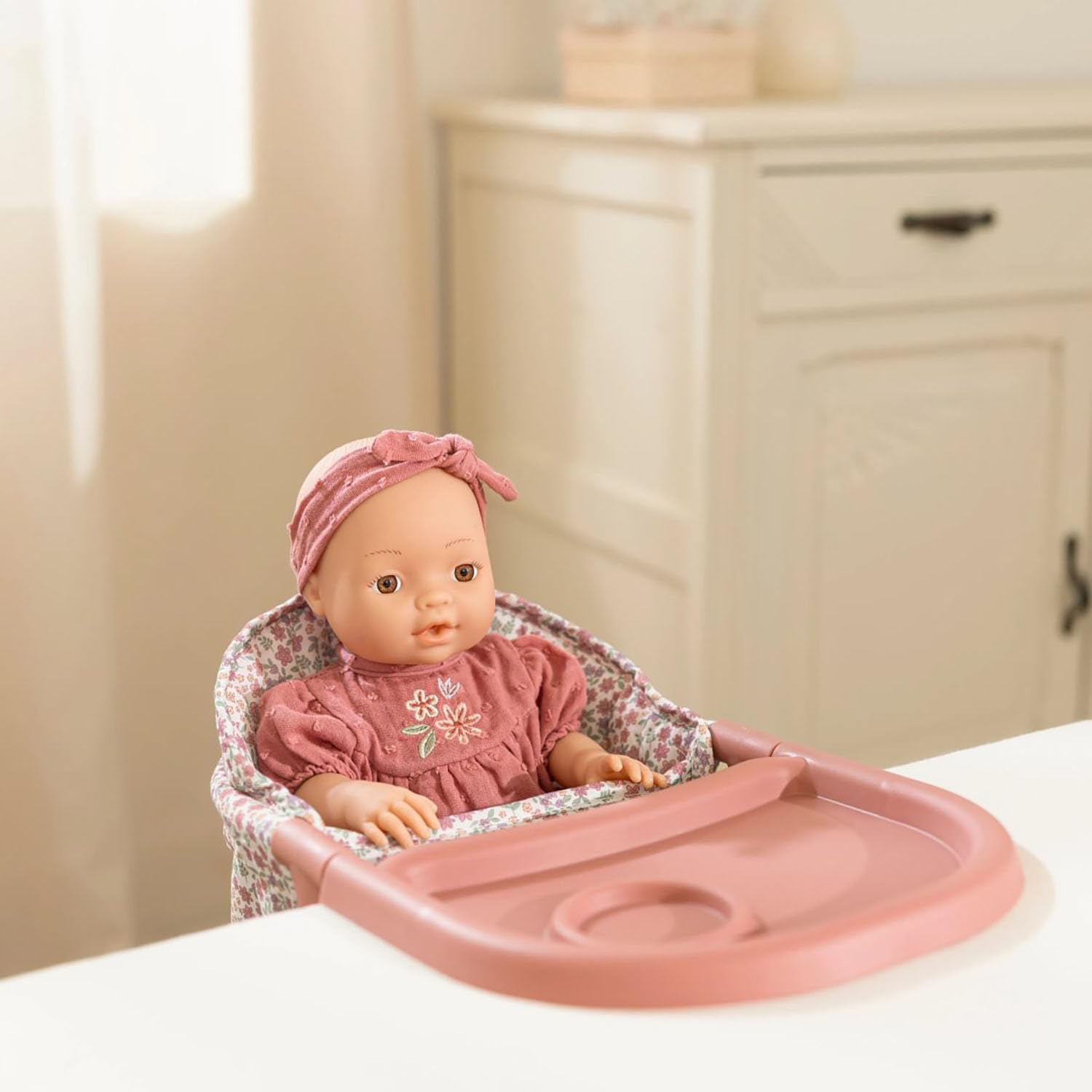 Tischstuhl für Puppen - Essentials rosa
