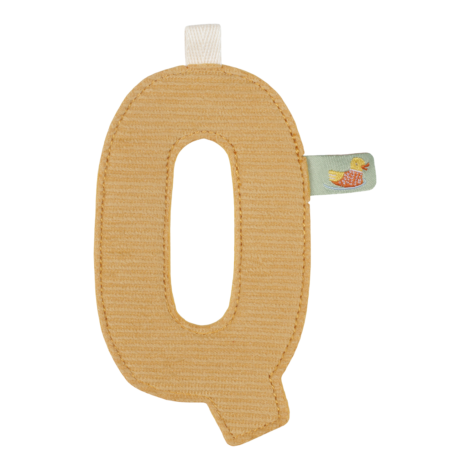 Anhänger Stoffbuchstabe "Q" Anhänger Stoffbuchstabe "Q"