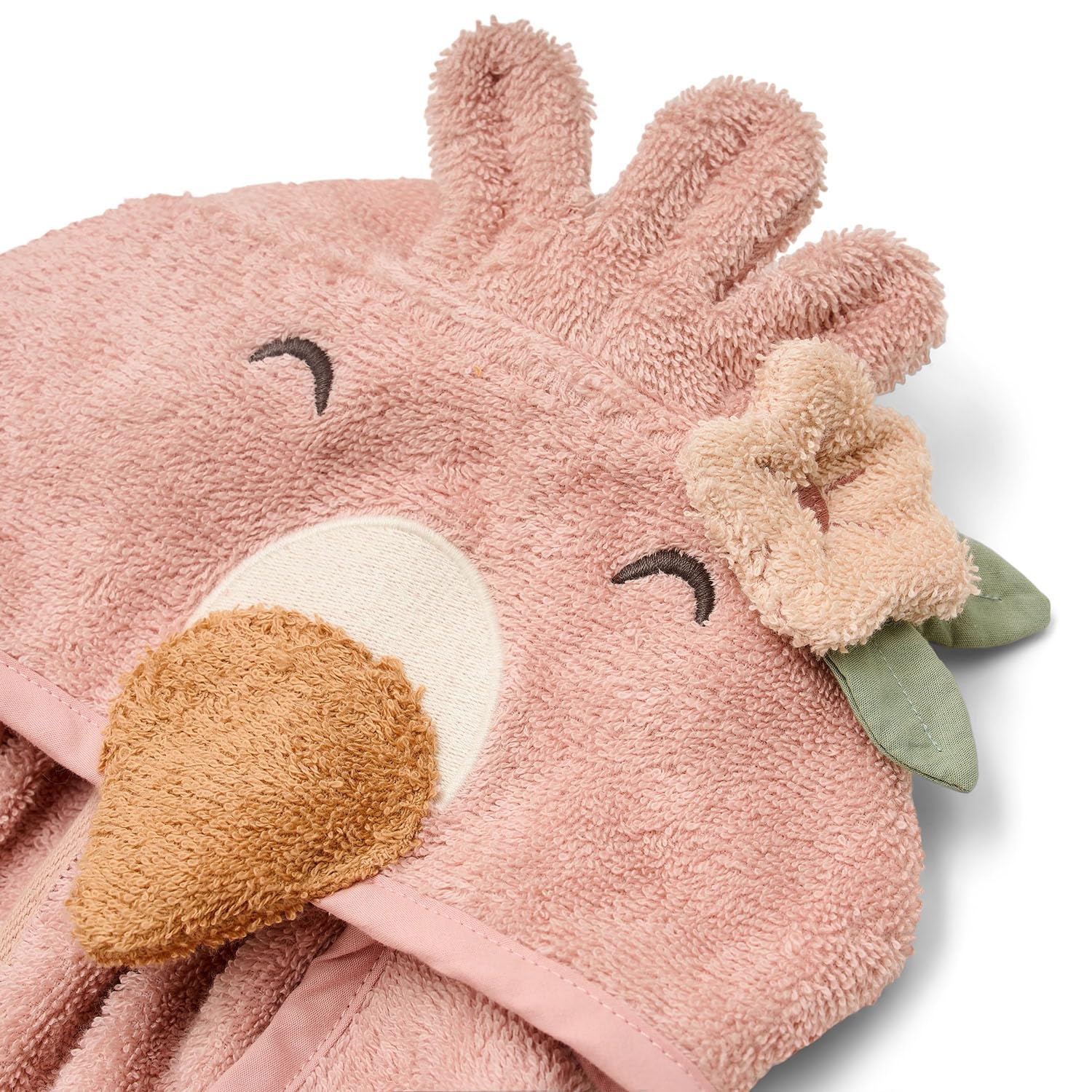 Bademantel Flamingo - Safari Friends rosa (Gr. 74/80)