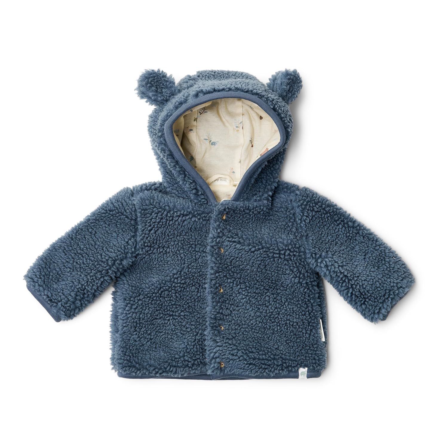 Teddyjacke Stone Blue - Newborn Naturals blau (Gr. 50/56)