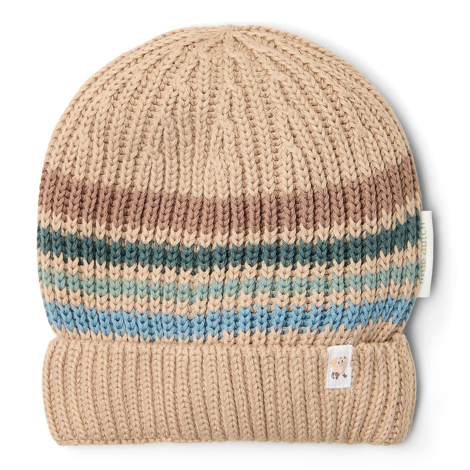 Mütze Strick - Forest Friends taupe (Gr. 74/86)