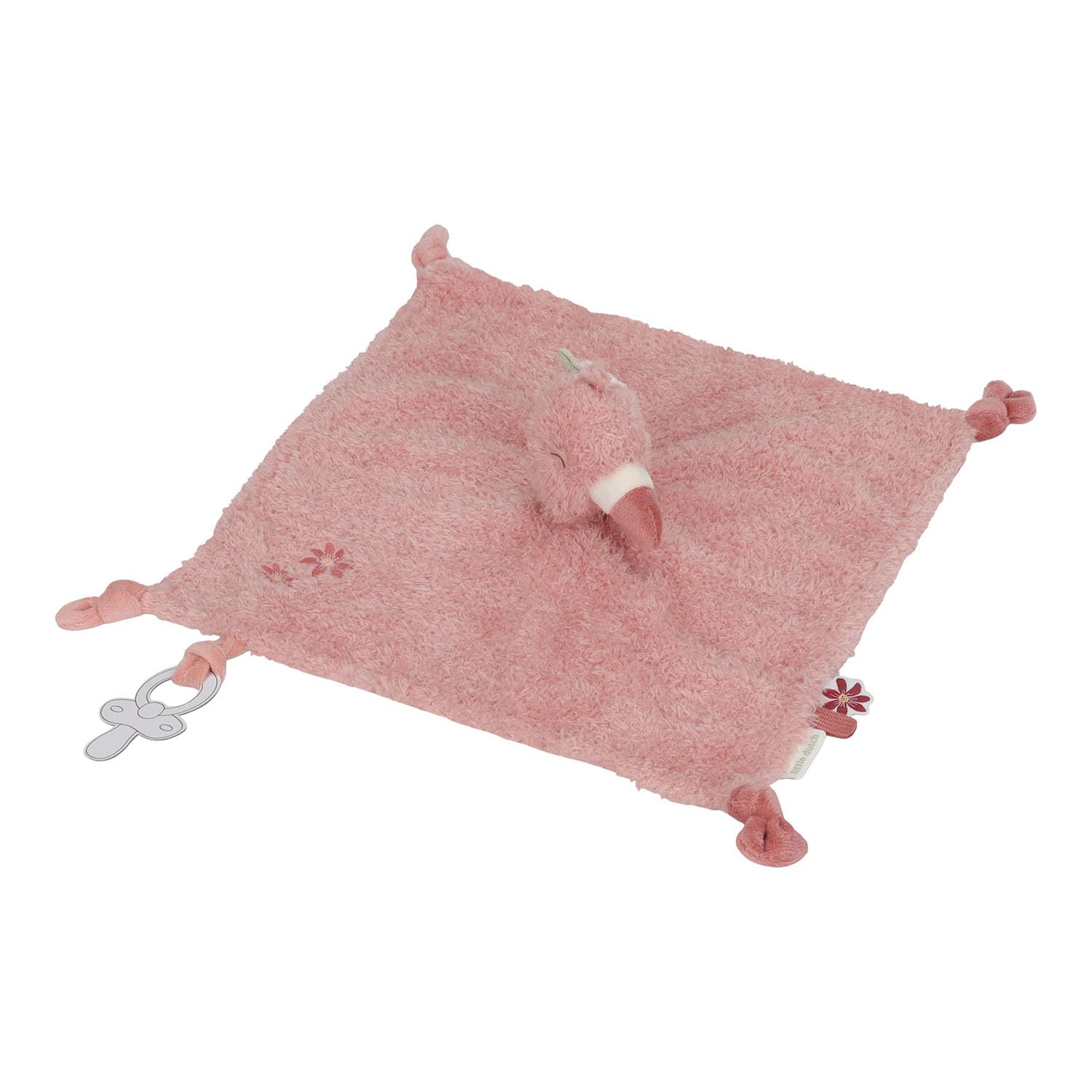 Kuscheltuch Schnullertuch Flamingo - Safari Friends rosa