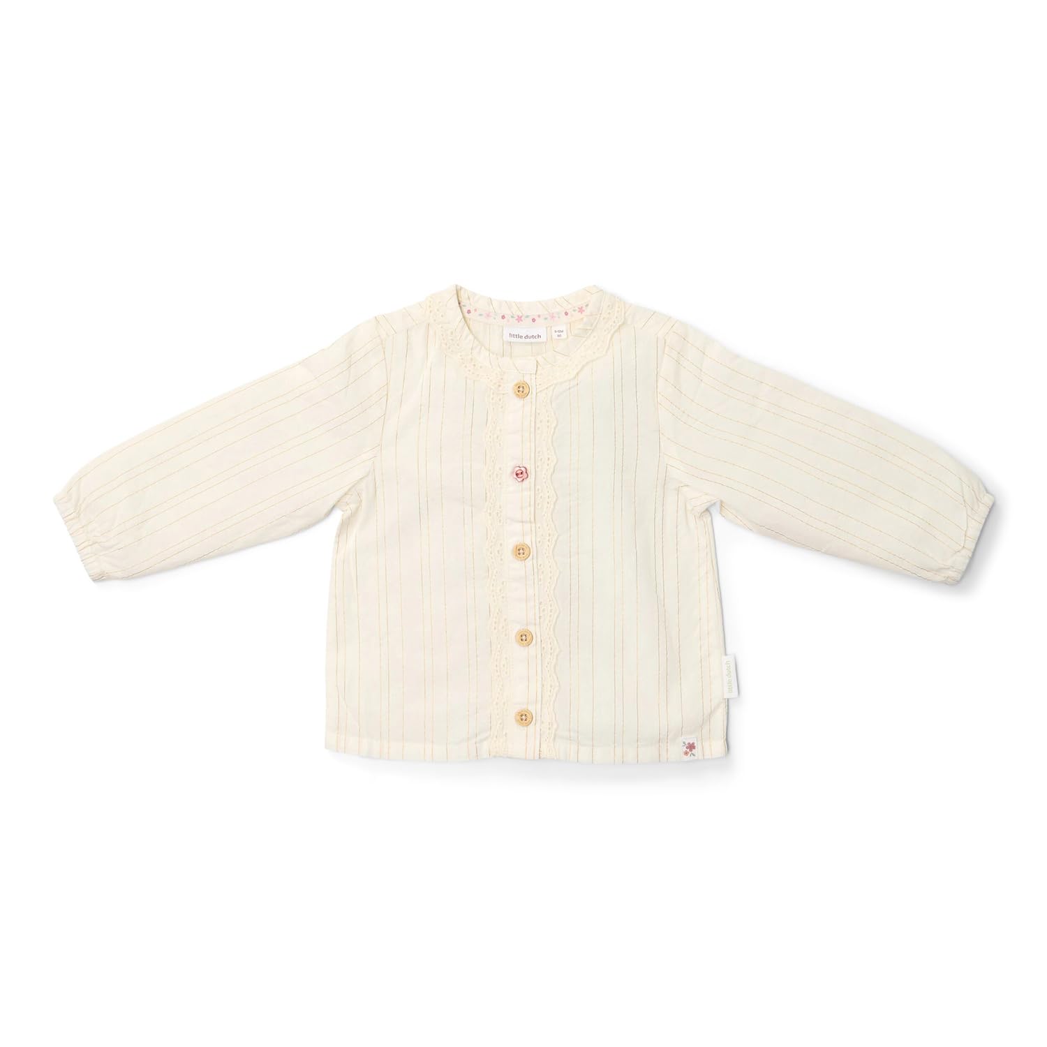 Bluse langarm Off White - Fairy Garden weiß (Gr. 74)
